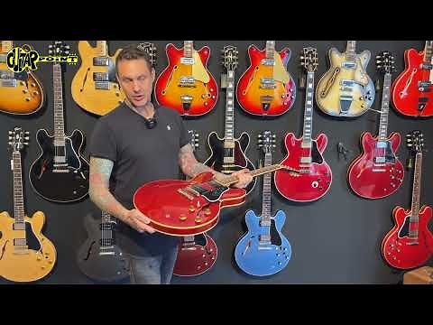 ES-335 with P90 pickups! Gibson Custom Shop 1959 ES-335 P-90 at GuitarPoint