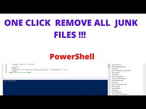 How to CLEAR All Cache in Windows 10 using PowerShell (Script) | | Laptop Clinic Lecture 08.