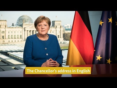 Die Ansprache der Kanzlerin auf Englisch – The Chancellor’s address in English