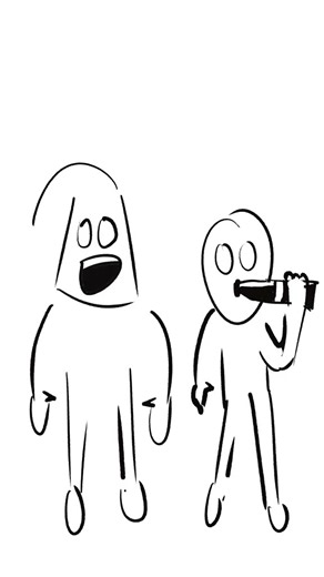 Cartoon animation mashup.