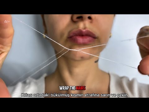 Upper Lip Threading at Home – Smooth & Painless Hair Removal 🧵✨ | No Wax Needed