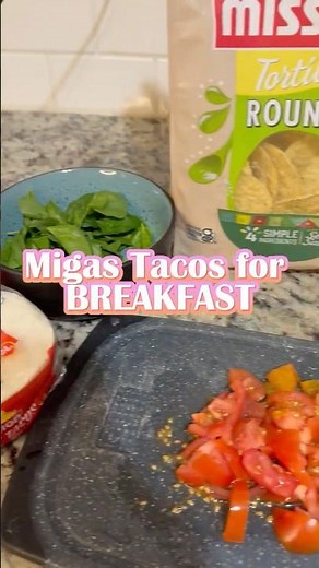 Migas Tacos - Fast, easy and fantastic!