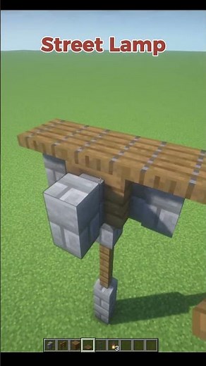 Minecraft Realistic Street Lamp!💡🌃