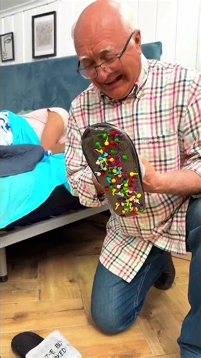 Epic Party Popper Prank on Grandpa! 🎉😂