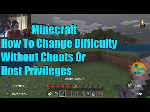 Minecraft How To Change Difficulty Without Cheats Or Host Privileges