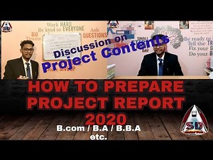 Project report | How to prepare B.com/B.B.A /B.A project report|B.Com 6th sem Project |studies dunia