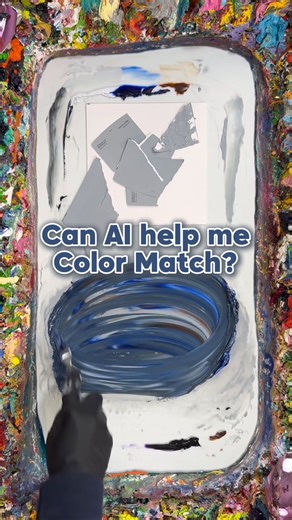 111K views · 1K reactions | Can AI Help Me Color Match? @googlegemini #giftfromgoogle | fritzdoesart_ | Facebook