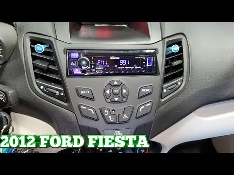 2012 ford fiesta radio removal and cd player install