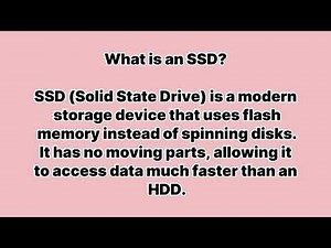 SSD vs HDD Explained in Simple Words
