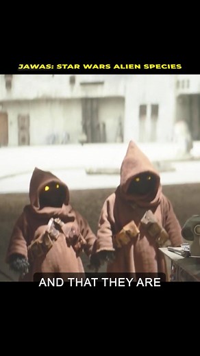 Jawas: Star Wars Alien Species #starwars #jawa #jawas #tatooine #lukeskywalker #starwarsspecies #starwarsfan #starwarsnerd #starwarsgeek #tuskenraider
