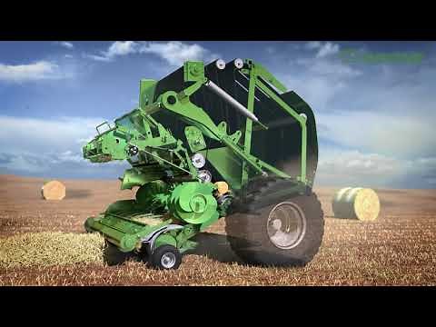 KRONE VariPack Animation – how the VariPack round baler works