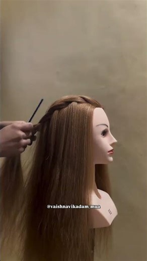 Waterfall hairstyle tutorial 🌸