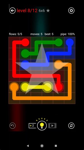 Problem Solve Of Flow Free Daily'S #games #mergepuzzle #gaming #livegame #gameplay #puzzle