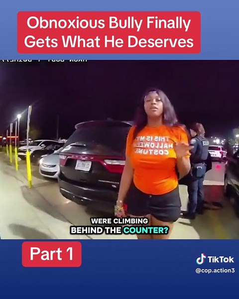 Obnoxious Bully Finally Gets What He Deserves #police #cops #copsusa🚔🇺🇸 #policeofficer #foryou