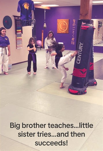 Karate Confidence: Big Brother Teaches Little Sister