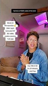 Day 108 of 20 Sr JS Fullstack Developer #jobhunt #interviewing #founder