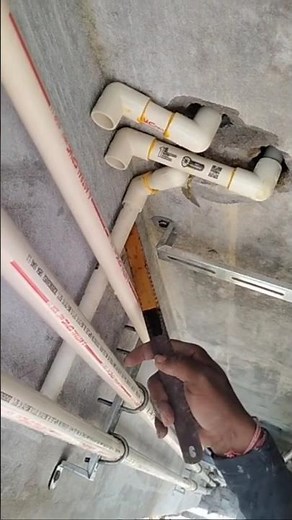 bathroom cpvc pipe connection how to cpvc pipe line fitting 🛠️ #plumbingservice #pipelining