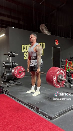 Jamal Browner Deadlift 427.5kg (942.5lbs) Powerlifting Video