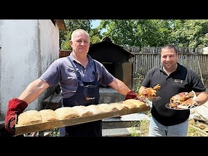 PEČENJE na Lozi i HLEB Iz Furune! MAJSTORI SVOG ZANATA! 🔥