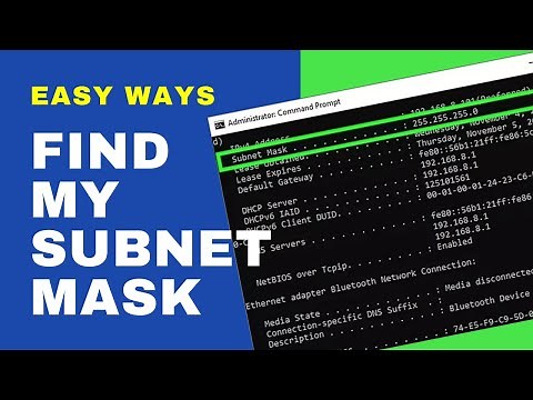 [Easy Ways] How to Find My Subnet Mask and gateway on PC via command | What is Subnet mask