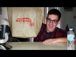 ASMR SPICY Outback Steakhouse Mukbang Eating Show