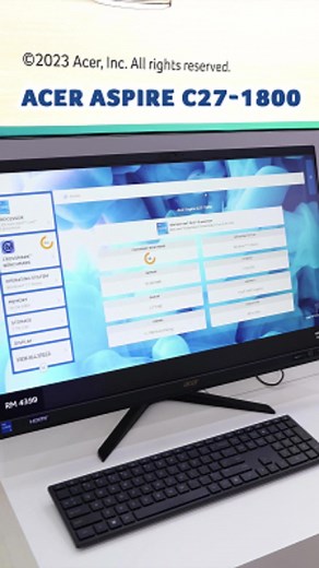 Acer Aspire C27-1800 #acs #asiacentury #acer #acermonitor #aspirec27 #fyp #tiktokmalaysia