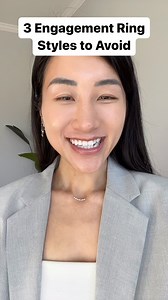 Pave along the side is super cool looking but if you plan to stack a wedding band against it, it’s a bad idea 👎🏻 Not only will it scratch your wedding band, but your wedding band will in turn, wear down the prongs holding those stones and they will begin to fall out. If you see that the band has a discontinuation point—aka it’s not a full circle ⭕️, that’s usually a structural red flag. Follow us for more practical engagement ring content😊 #moissanite #labdiamond #emerald #engagementring #eng