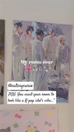 Aesthetic Room Posters K-Pop Transformation! 🤯✨ | Cozy K-Pop Wall Decor Glow Up #aestheticshorts