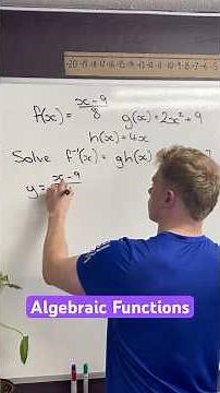 Algebraic Functions #maths #gcse #algebra #functions
