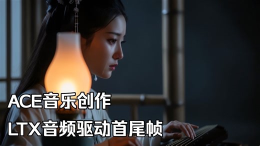 小白做音乐躺赚喂饭指南(ACE Step 1.5   LTX 2.3 首尾帧MV对口形)