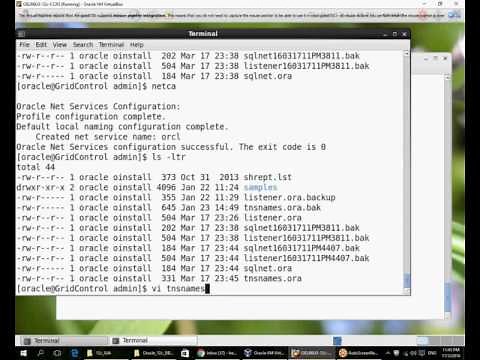 The tnsnames ora file