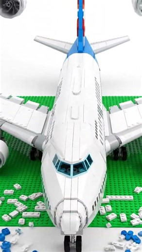 Boeing 747 Lego Build Animation #lego #automobile