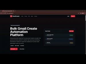 How to Use GmailCreator.io to Create Emails Automatically (Bulk) | Full Demo