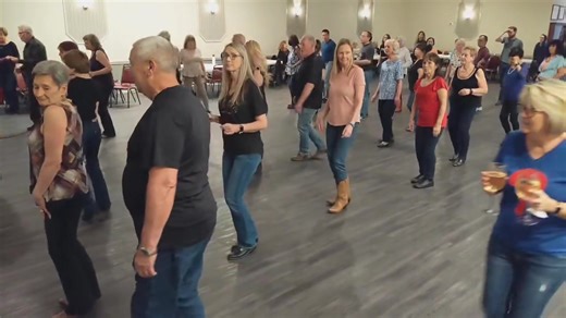 Friday night line dancing at the Newark Elks Lodge in Newark DE with Eric Mosley. The dance is Shotgun Jenny choreographed by Kathy Kelley Brown. Music is Shake It by The Lacs. #linedancing #linedance | Dora and Gary's Line Dancing Page
