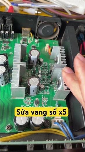 Repairing X5 digital audio processor with no sound and power supply error (+/-15V).