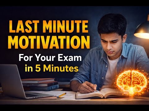 Listen to This Before Your Exam for 5 Minutes 🔥 Last Minute Motivation & Exam Tips