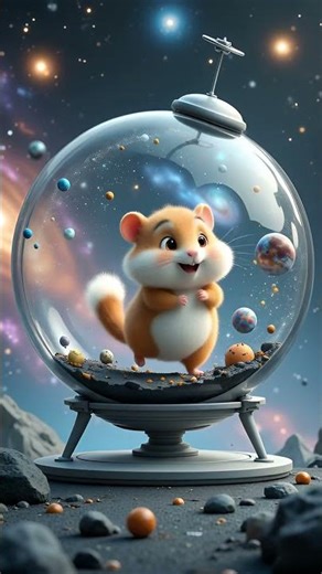 Cosmic Hamster Wheel & Pixar Animals' Galactic Adventure! ✨🐹