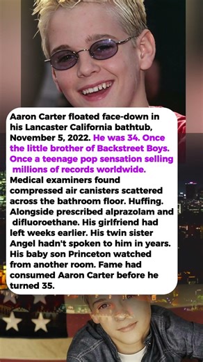 Aaron Carter Texted His Family Goodbye at 3 AM—What Killed Him Was Hidden in Plain Sight