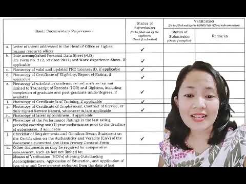Checklist of Requirements based on DepEd Order no. 7 s, 2023
