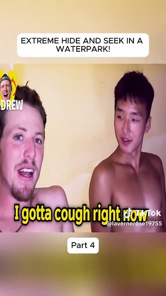 EXTREME HIDE AND SEEK IN A WATERPARK!#waterslide #waterpark #viral #fyp