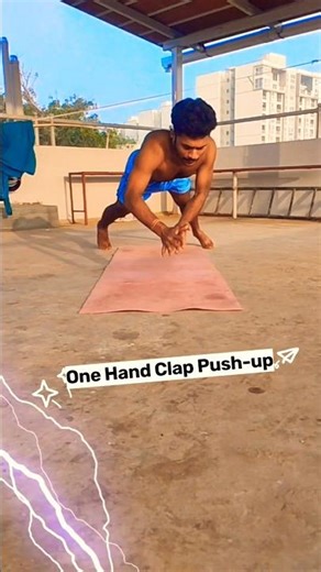 One Hand Clap Push-up # short video