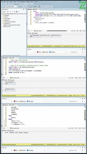SQL Real Time Project
