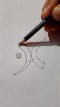 How to Draw an Abstract Human Figure | Pencil Sketch Tutorial #drawing #youtubeshorts @Barnideb28