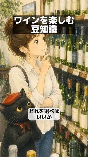 白ワインの選び方が分からない？まずは覚えたい3つのブドウ品種 #ワイン初心者 #ワインのある暮らし #ワイン好き #黒ねこワイン手帳