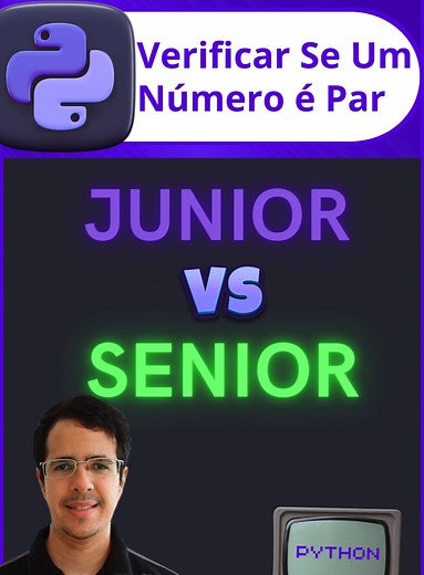 Diferenças entre Júnior e Sênior em Python