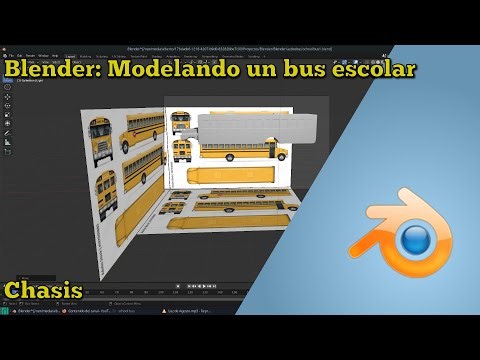 Blender: Modelando un autobus (de nuevo). Chasis. Parte 1