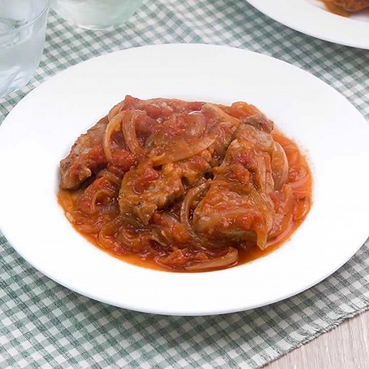 うまみたっぷり！ 豚肉のトマト煮のレシピ動画・作り方 | デリッシュキッチン