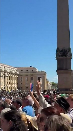 Sunday Angelus blessing with Pope Leo XIV at the Vatican