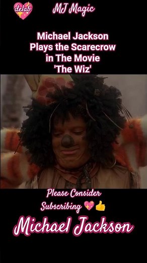 Michael Jackson Plays The Scarecrow In 'The Wiz' Movie. MJ Sings 'you can't win'. #delab #thewiz