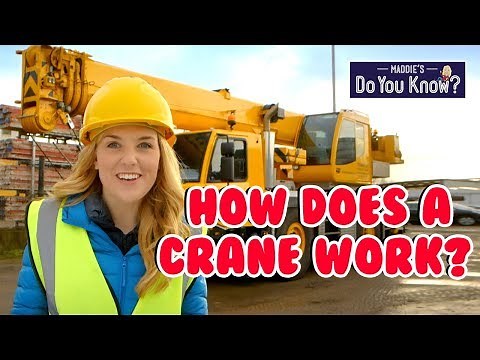 How do Cranes work? 🏗️ Maddie's Do You Know? 👩